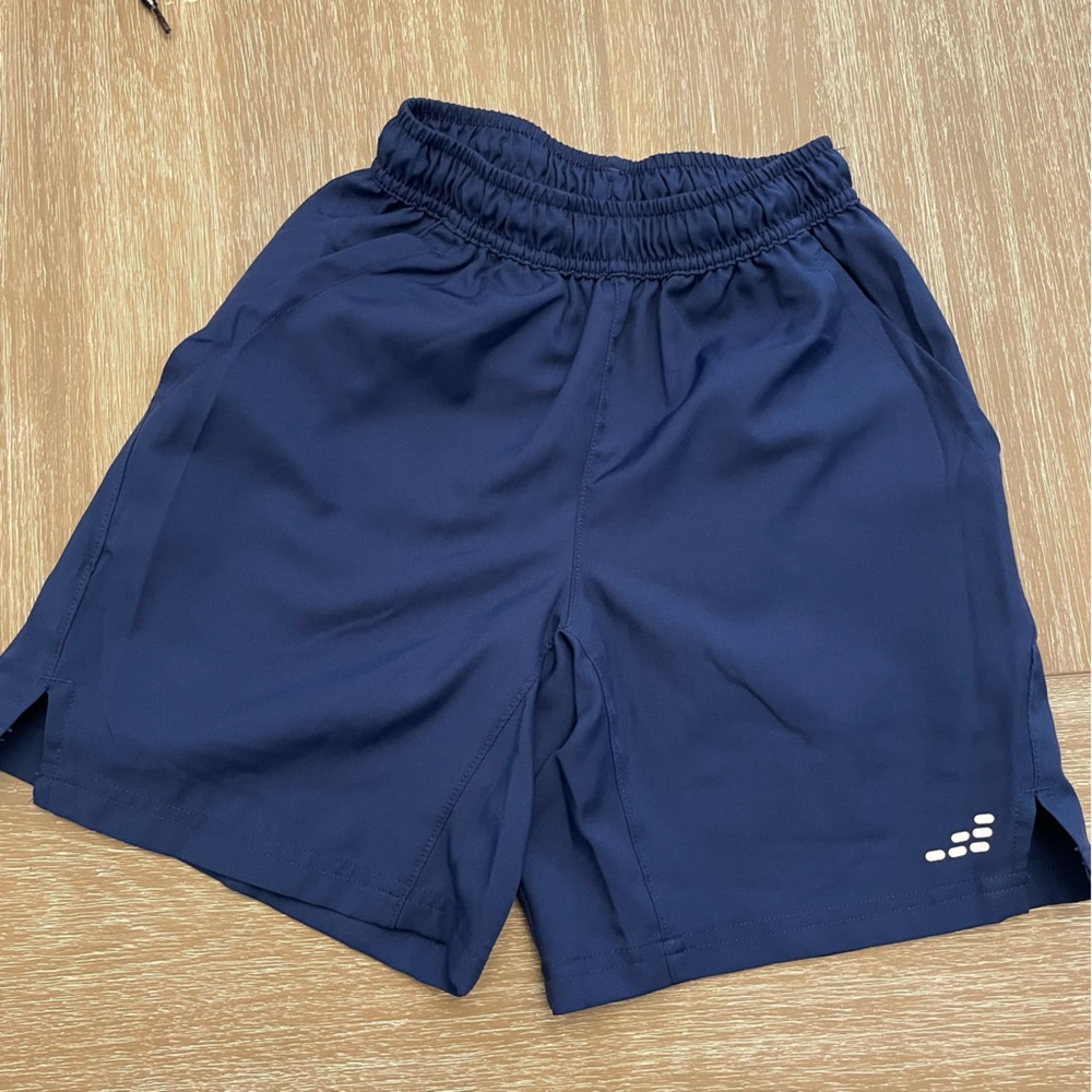 Boys’ Navy Blue Athletic Shorts